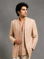 Aurum Beige Shrug Set