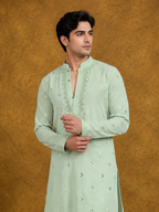 Mint Breeze Handcrafted Kurta