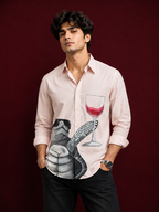 Wine Glass Graphic Shirt