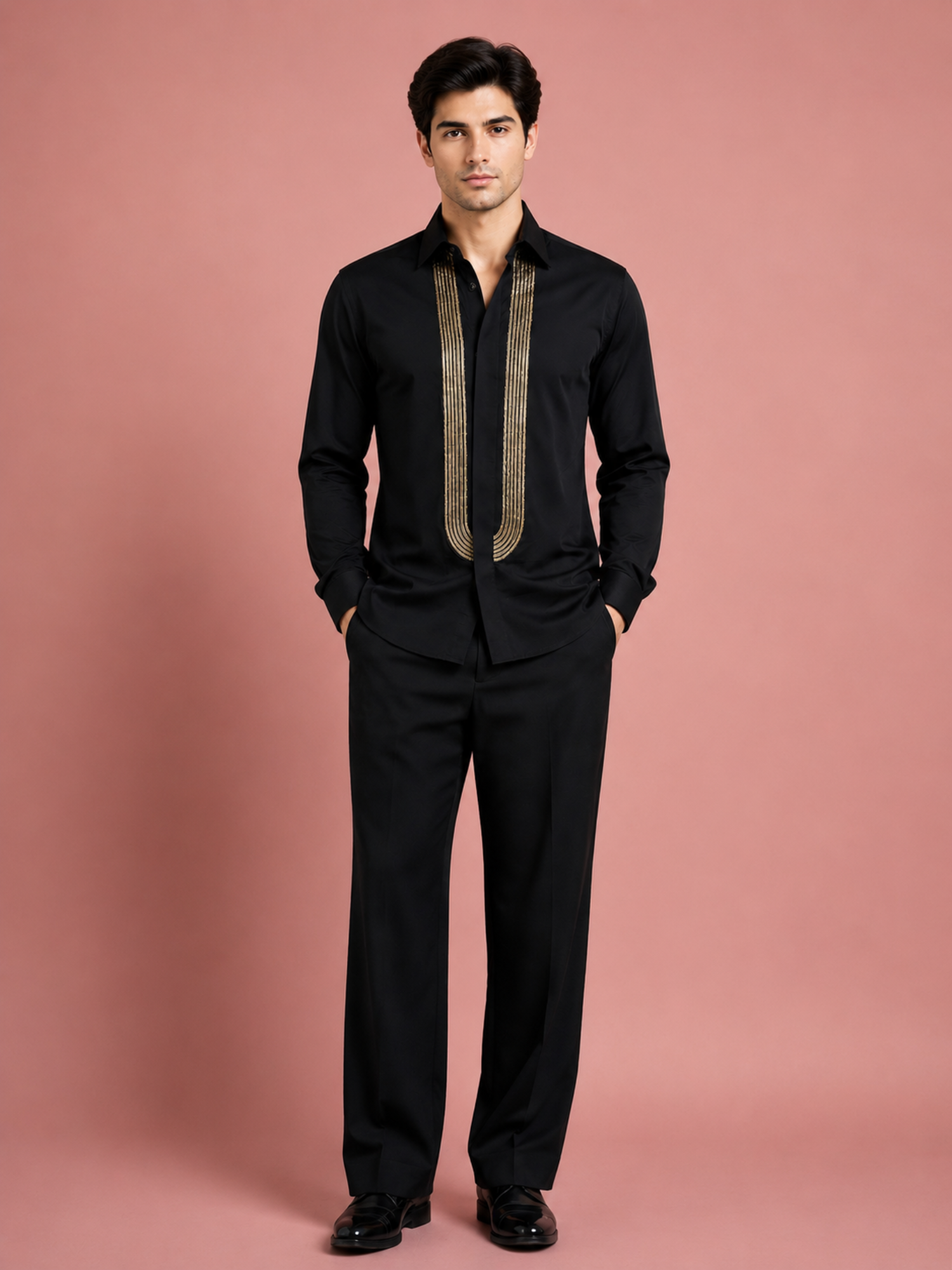 Golden Panel Shirt