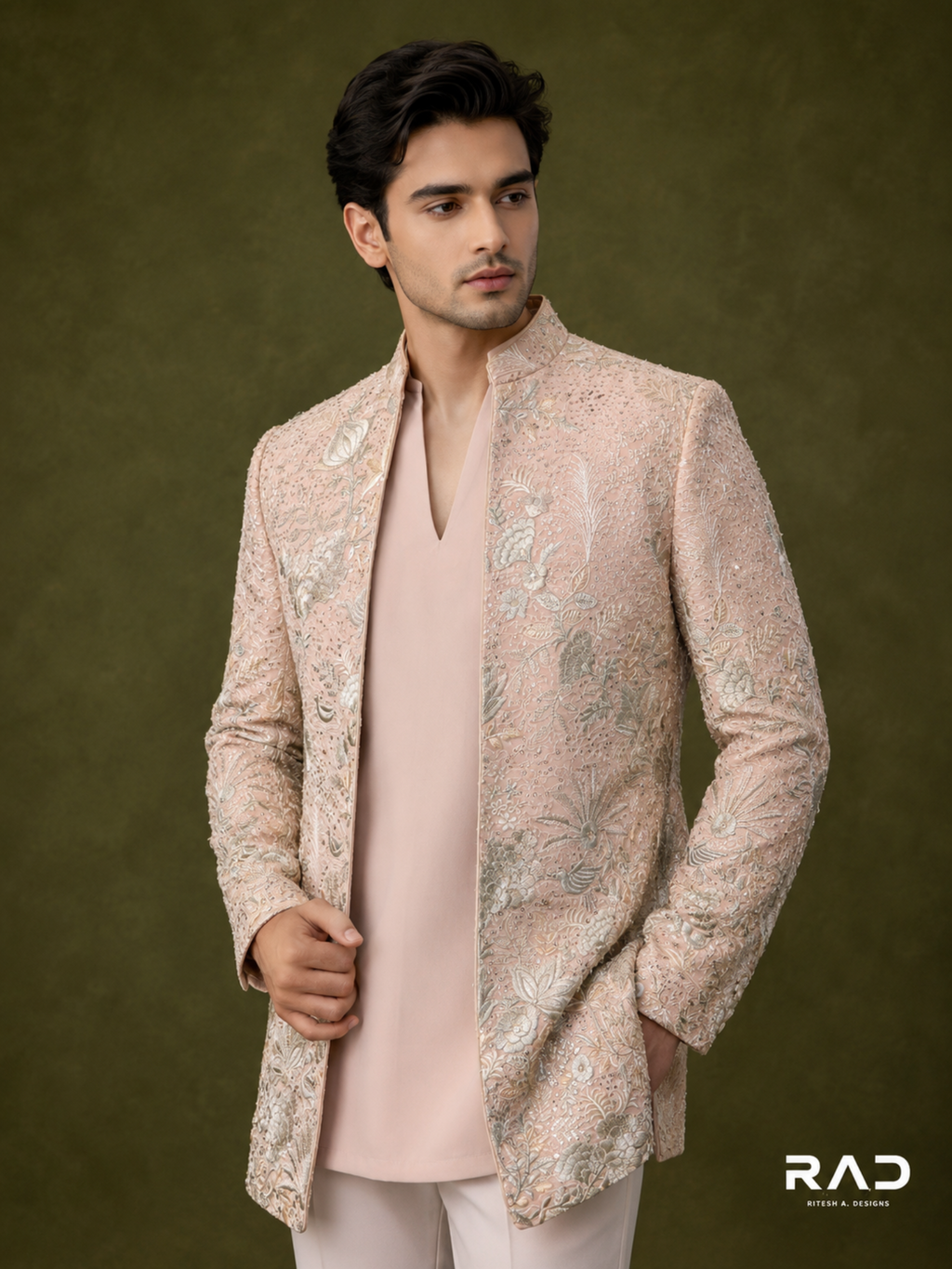 Heritage Embroidered Shrug Set
