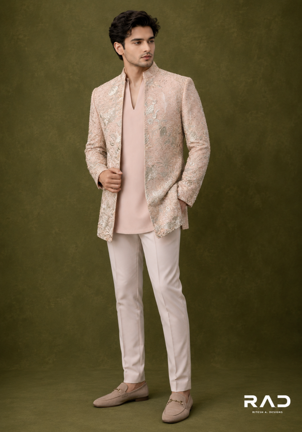 Heritage Embroidered Shrug Set