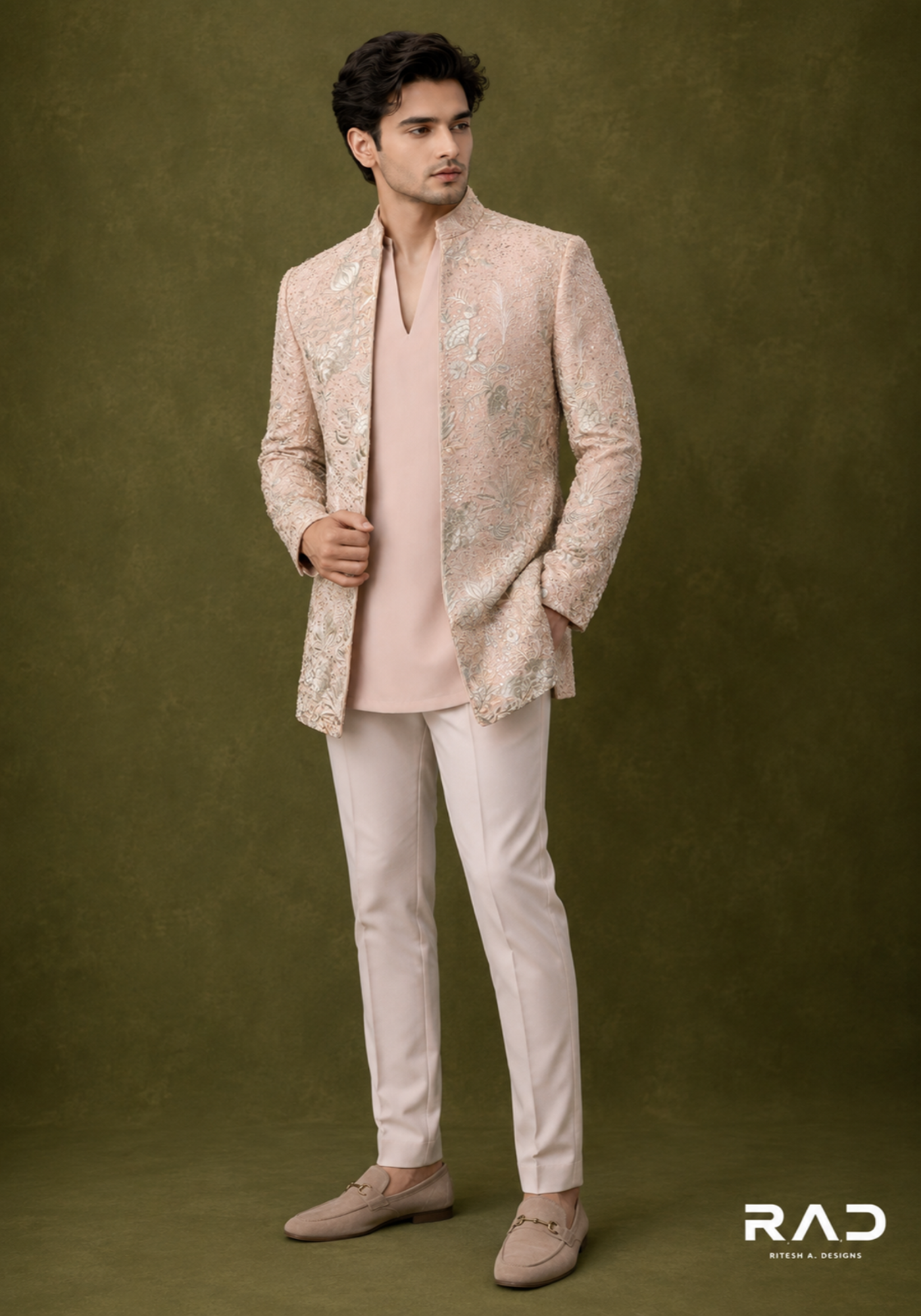 Heritage Embroidered Shrug Set