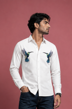 Bird Embroidery Shirt
