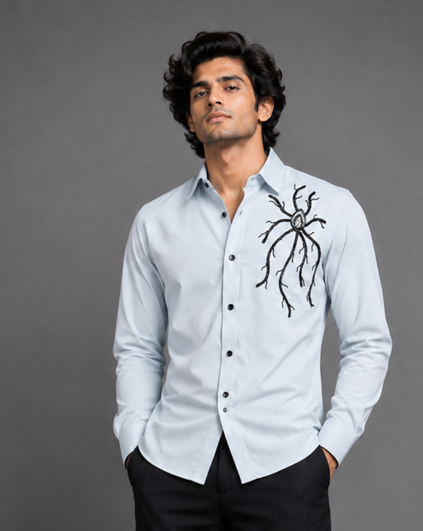 Blue Tentacles  Shirt