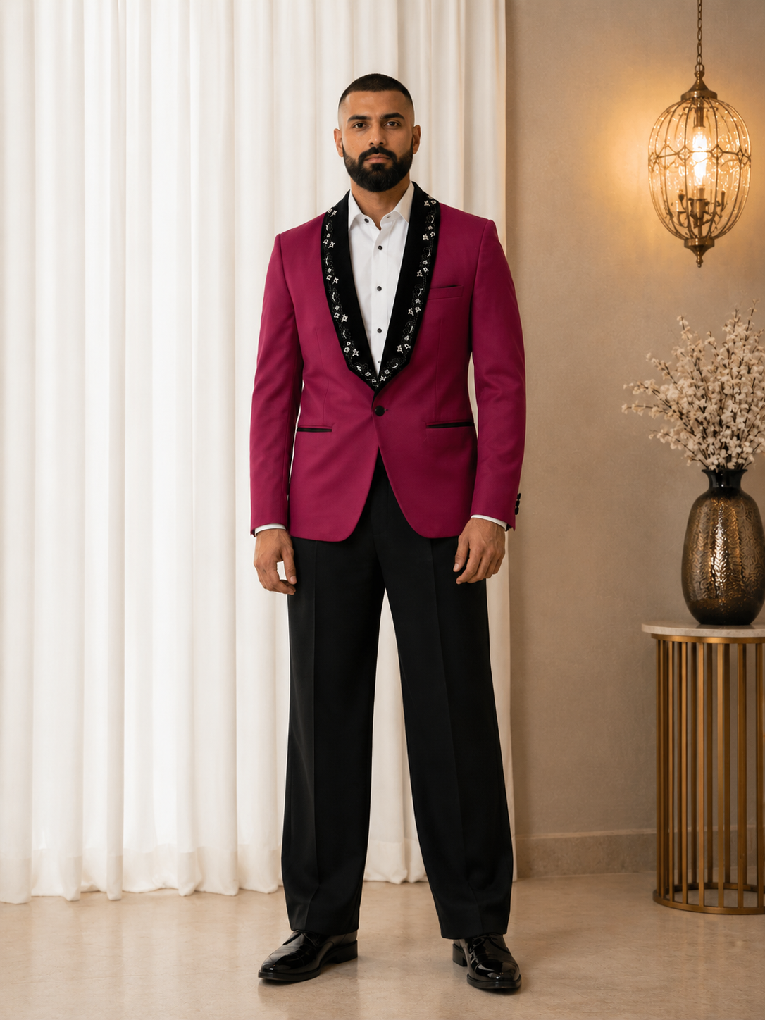 Scarlet Noir Tuxedo