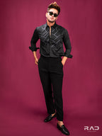 Black Abstract Shirt