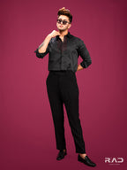 Red & Black Lines Shirt