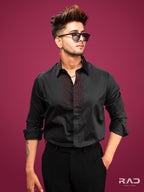 Red & Black Lines Shirt