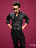 Black Mesh Shirt
