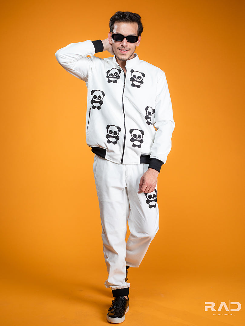 White Panda Jacket