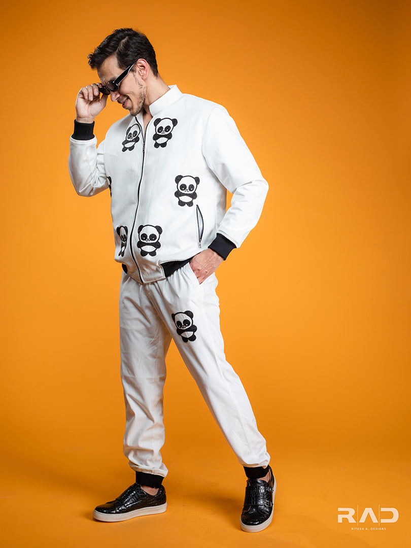 White Panda Jacket