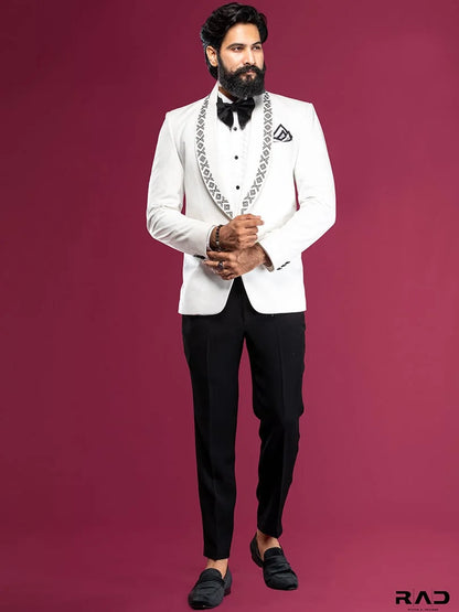 XO White Velvet Tuxedo