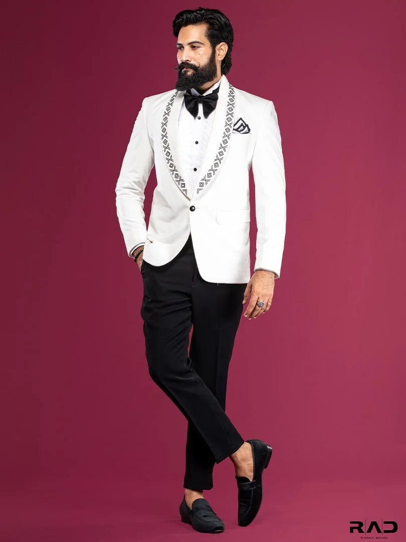 XO White Velvet Tuxedo