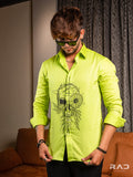 Neon Green Skull Shirt