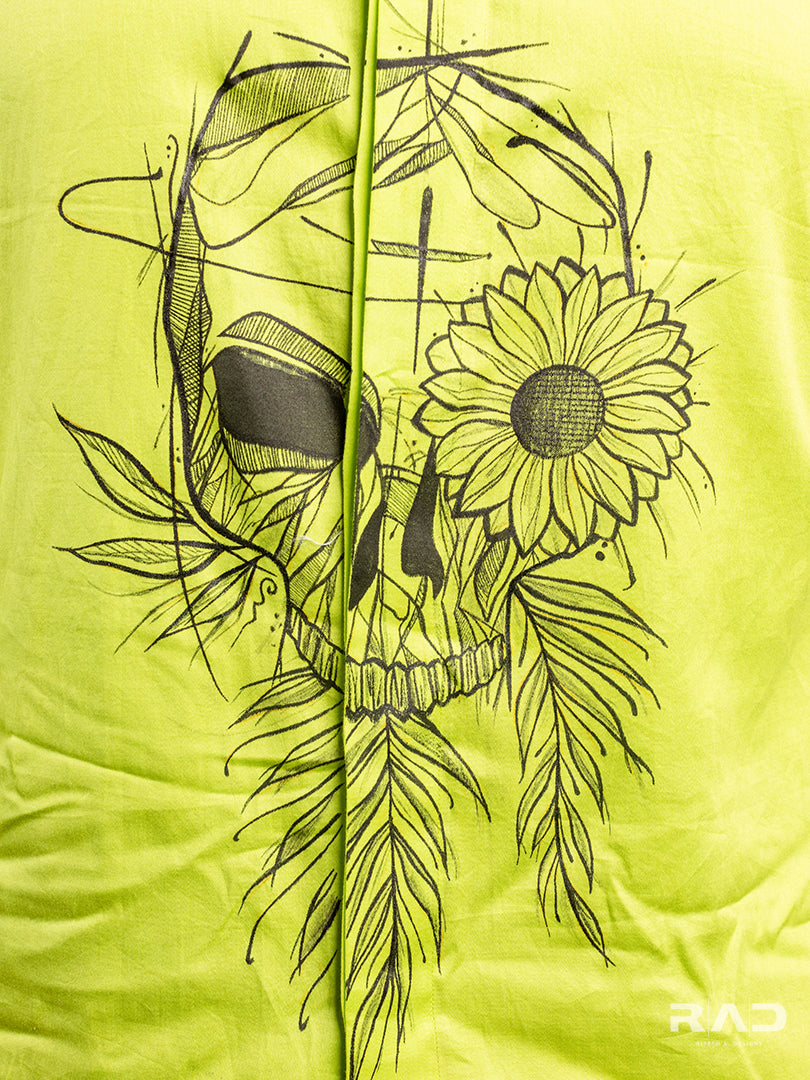 Neon Green Skull