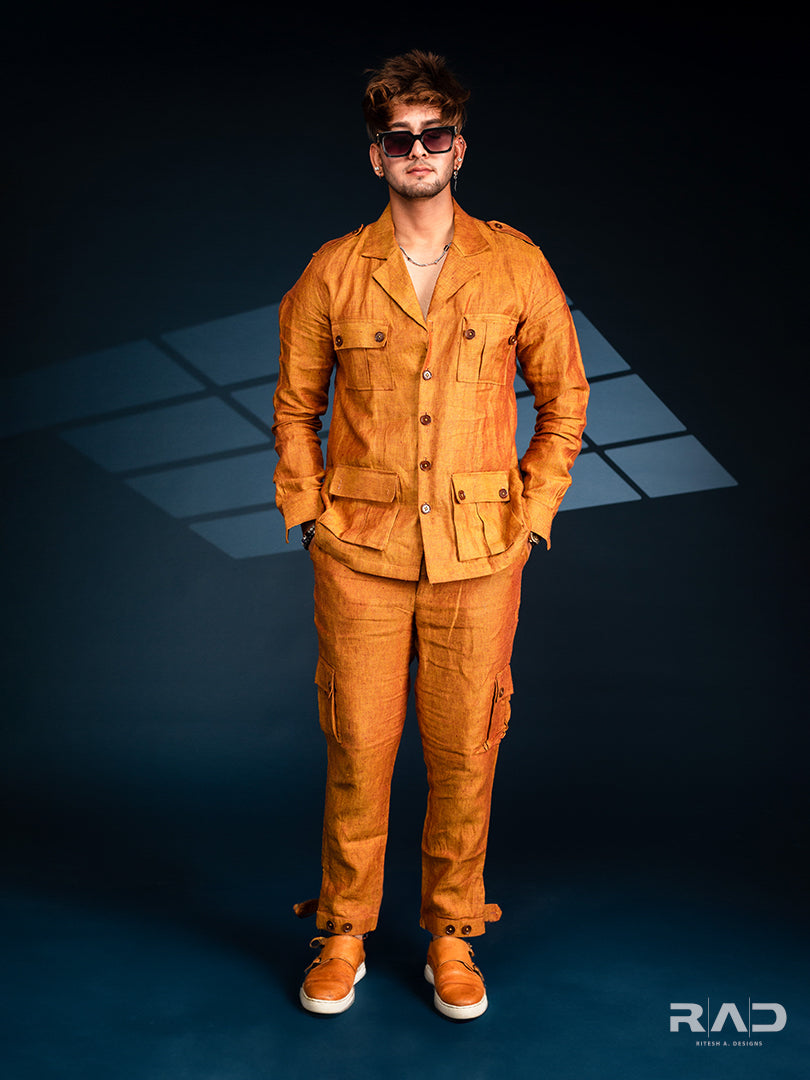 Golden Linen Co-ord