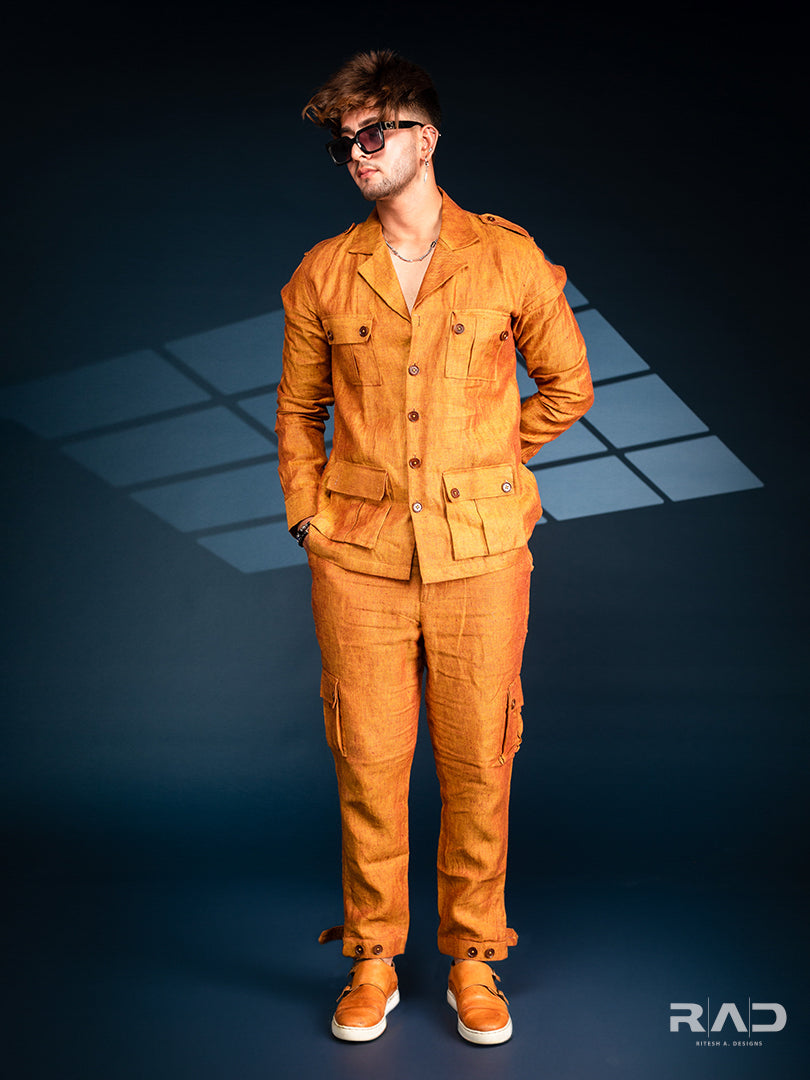 Golden Linen Co-ord