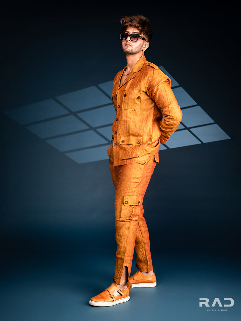 Golden Linen Co-ord