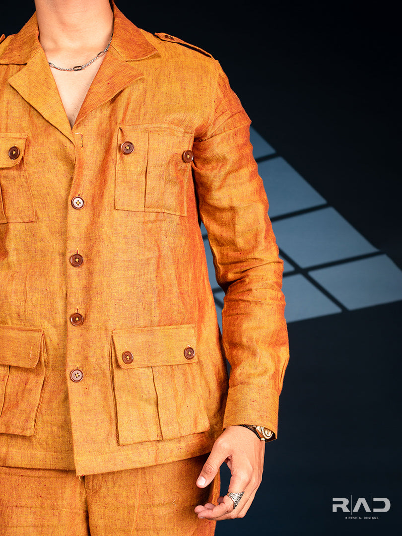 Golden Linen Co-ord