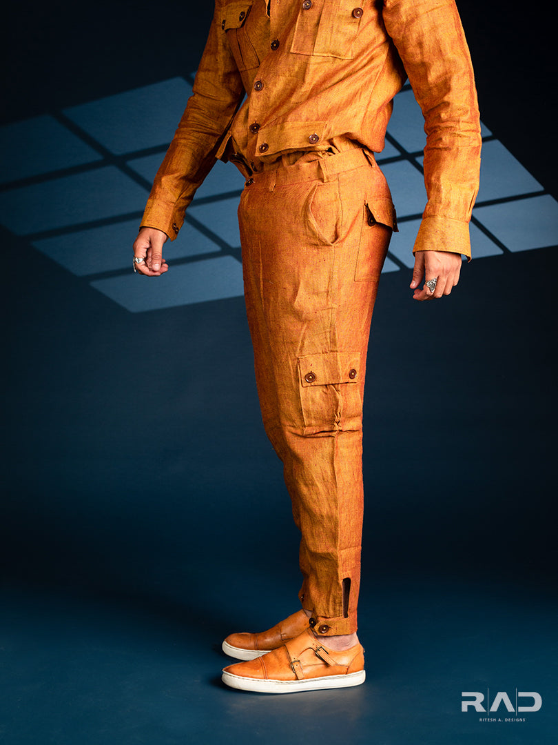 Golden Linen Co-ord
