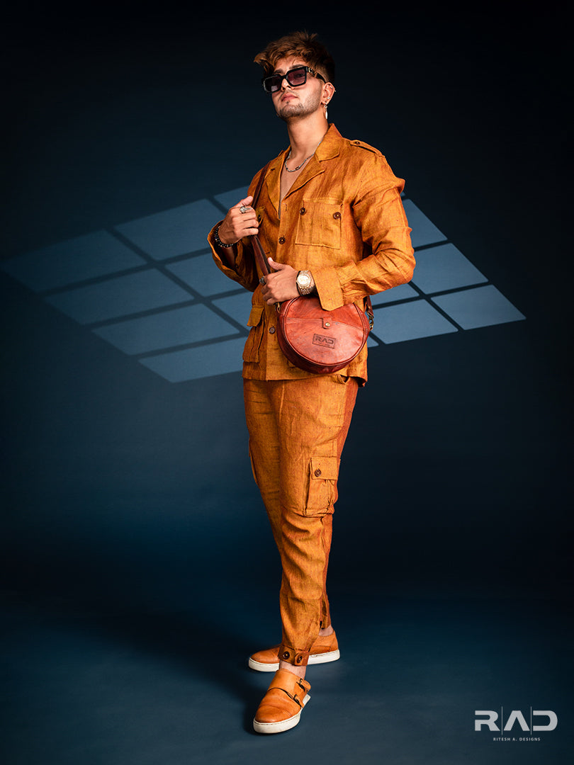 Golden Linen Co-ord