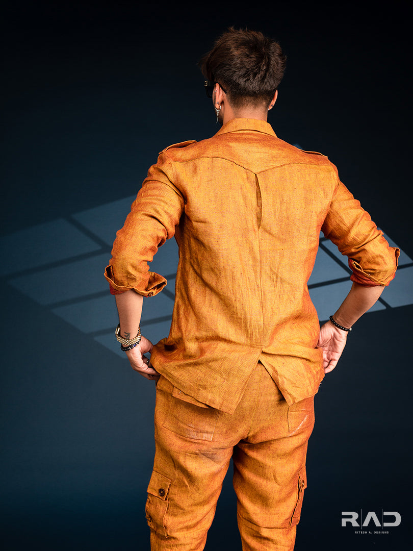 Golden Linen Co-ord