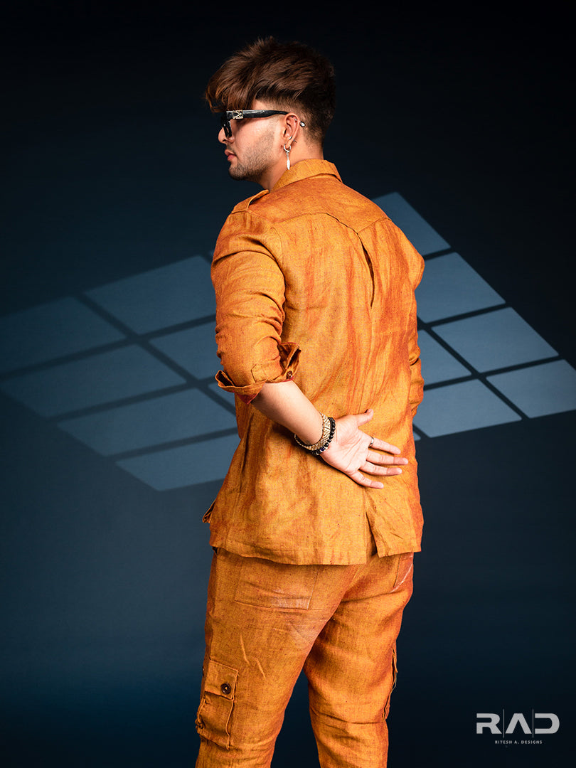 Golden Linen Co-ord
