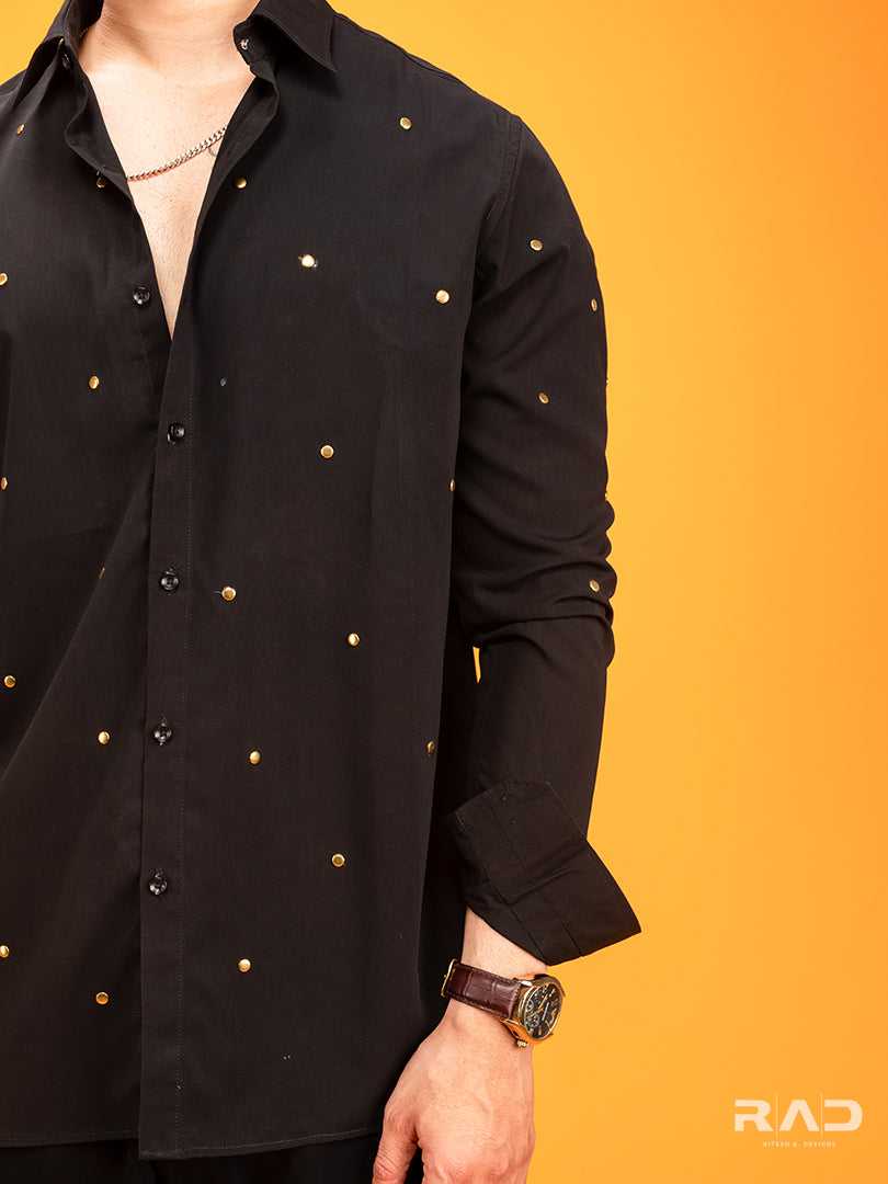 Black Stud Shirt