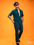 Turquoise Blue Stud Co-ord