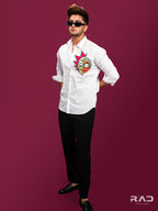 White Shirt Dual Face