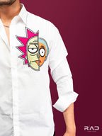 White Shirt Dual Face