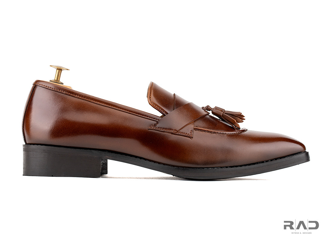 Chocolate Brown Tassel Loafer