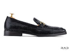 Black Patent Snake Loafer