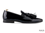 Black Tassel Patent Loafer