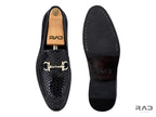 Black Patent Snake Loafer