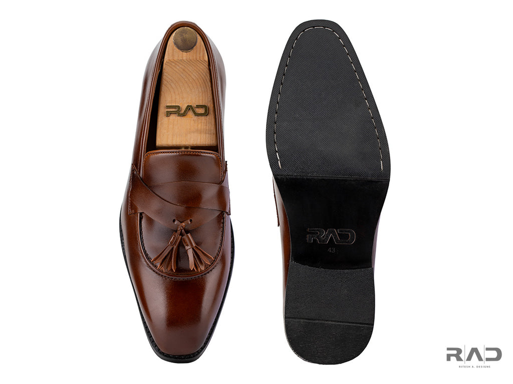 Chocolate Brown Tassel Loafer