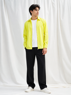 Lime Luxe Zip-Up Jacket