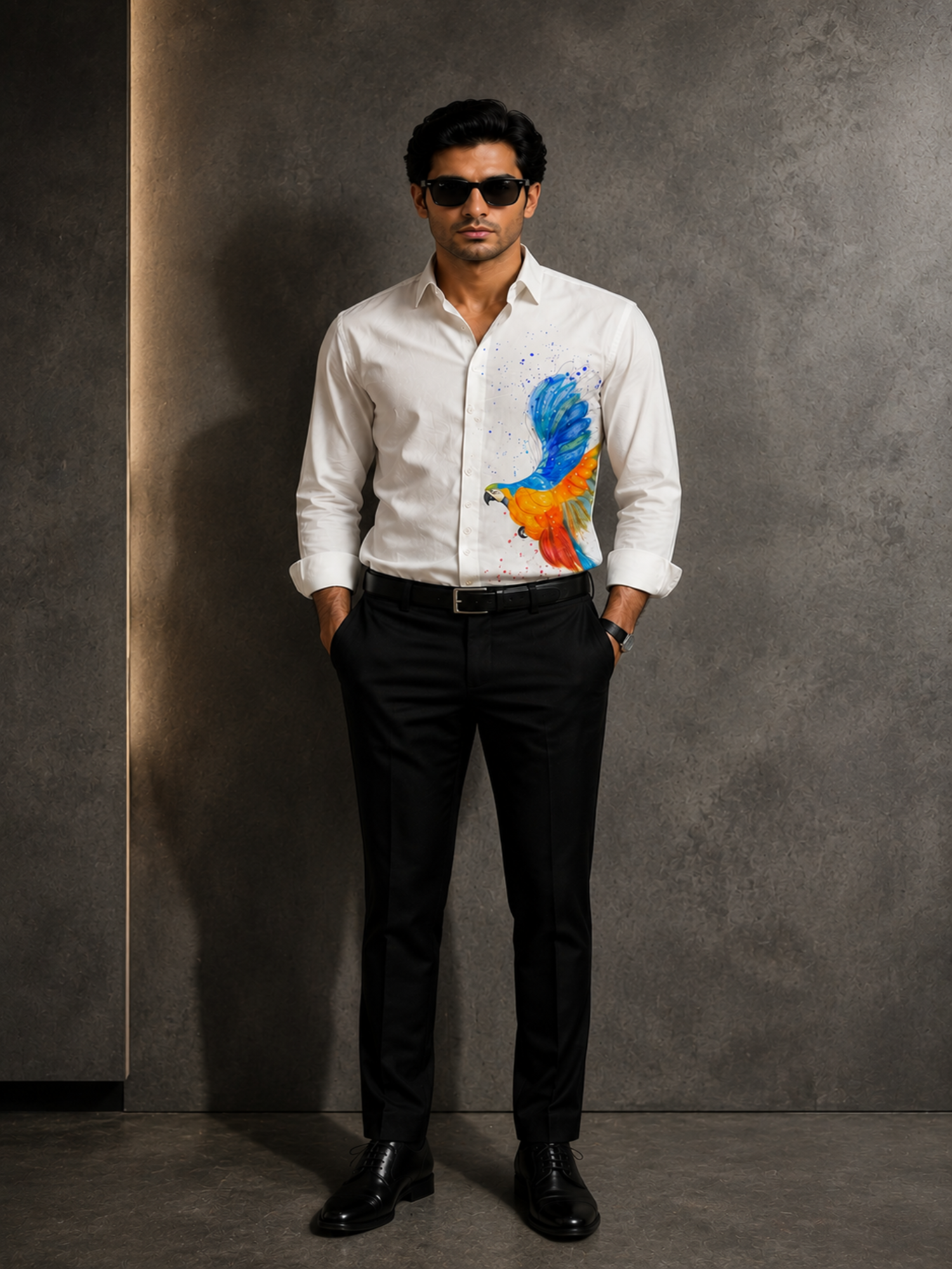 Color Splash Bird Shirt