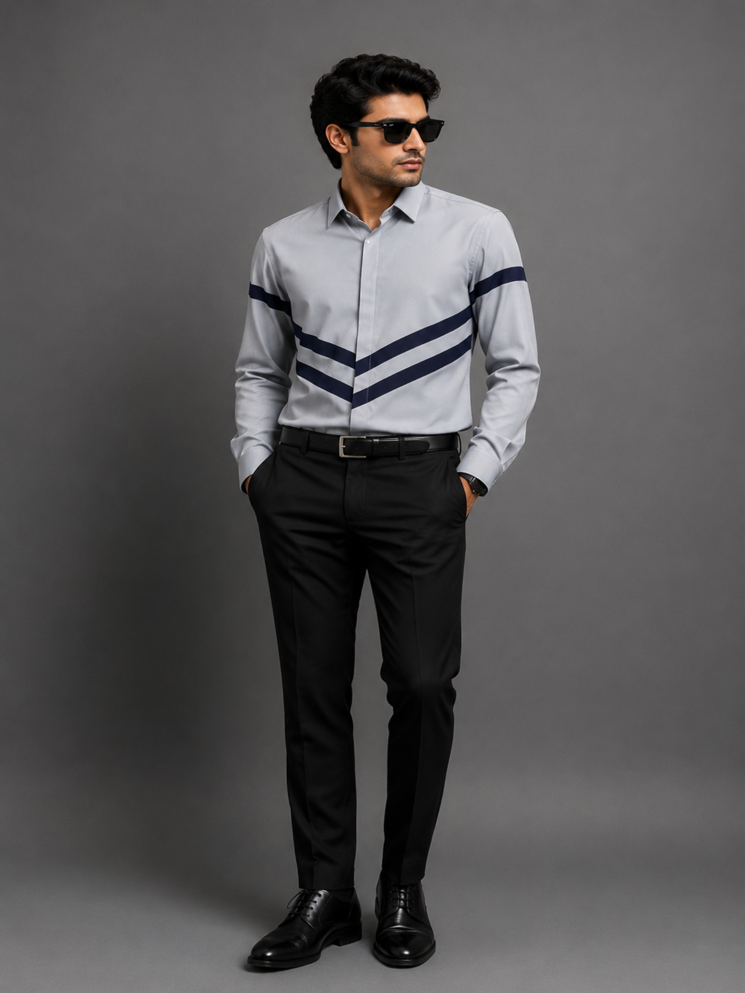 Dual Stripe Designer Shirt