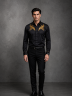 Black Golden Phoenix Shirt
