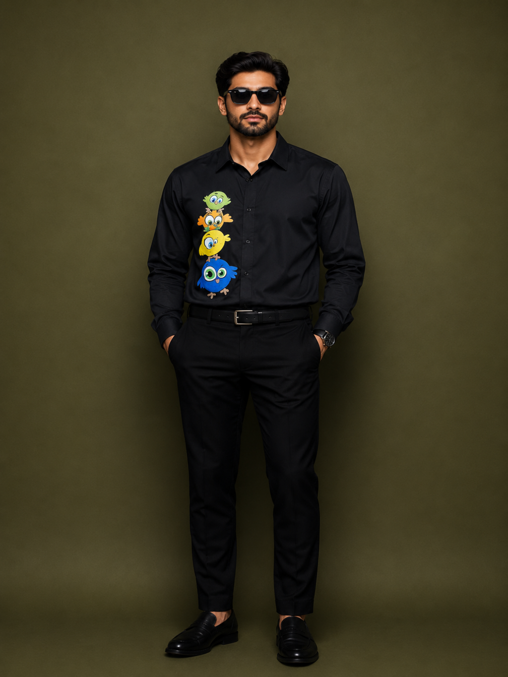 Black Pop Art Shirt