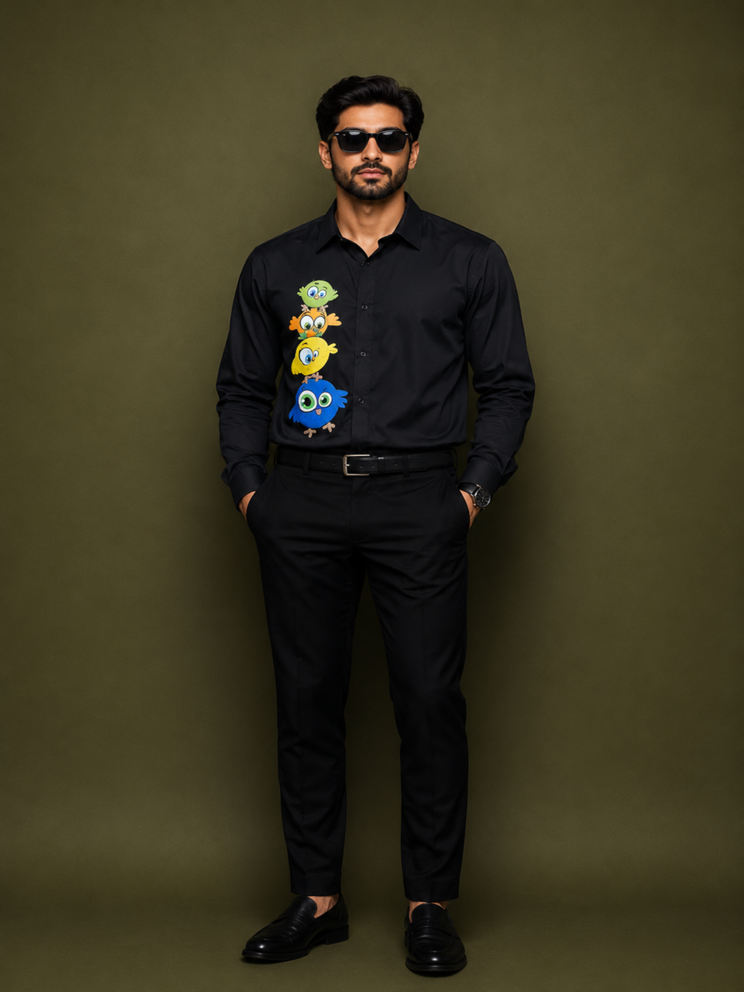 Black Pop Art Shirt