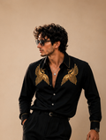 Black Golden Phoenix Shirt