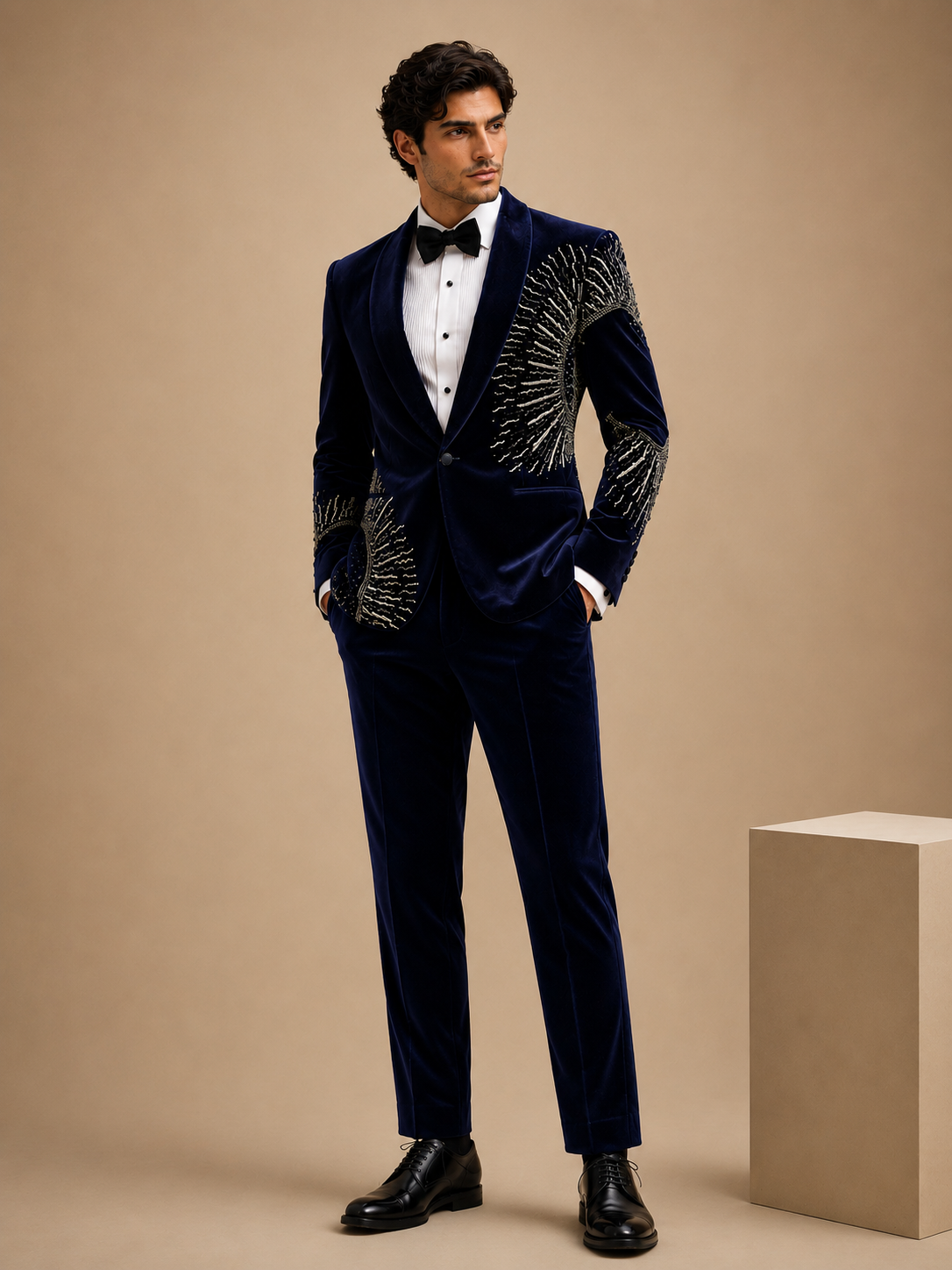 Radiance Velvet Tuxedo Jacket