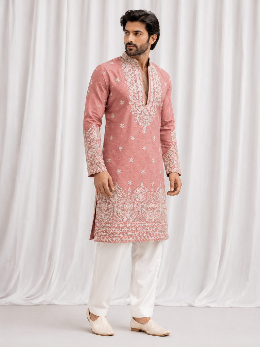Gulzar Rosewood Kurta