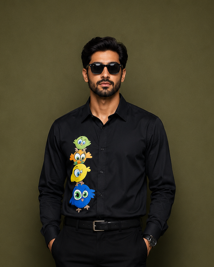 Black Pop Art Shirt