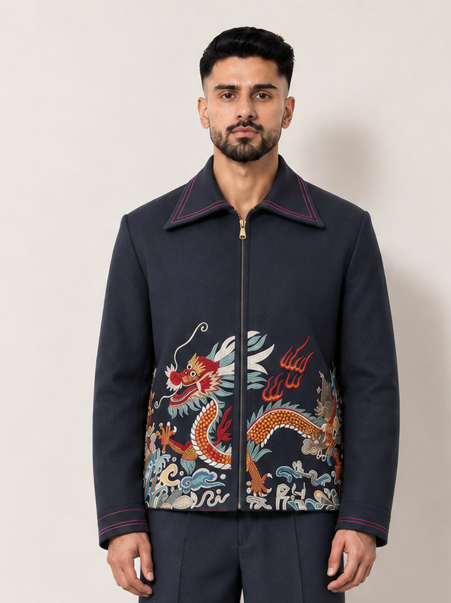Imperial Dragon Noir Shacket