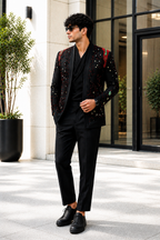 Crimson Noir Beaded - Set