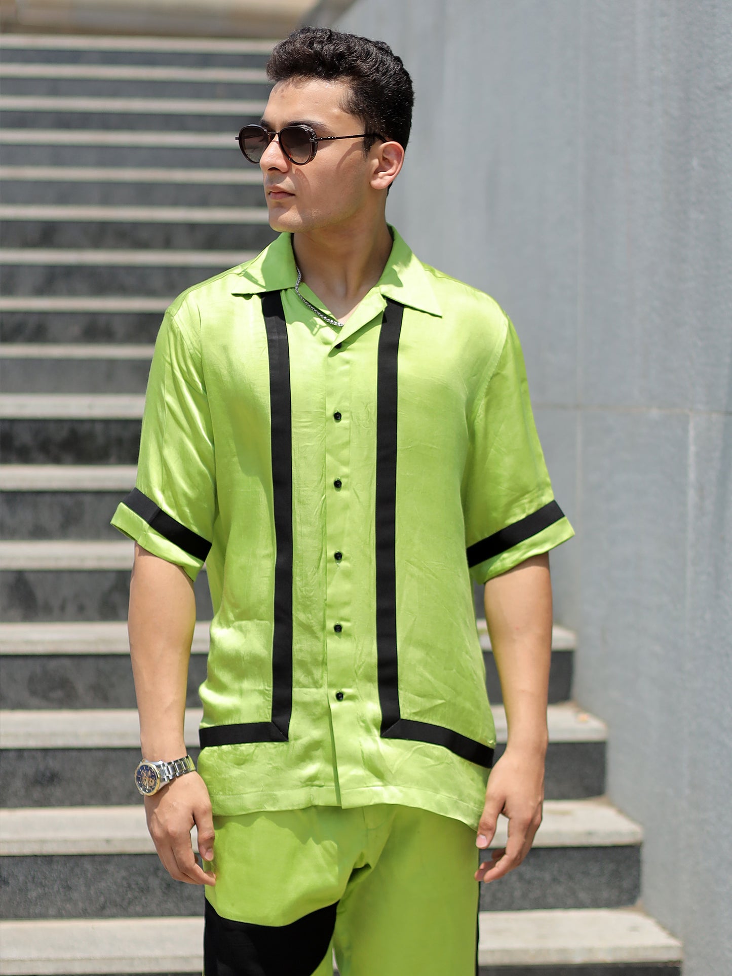 Green Stripe Shirt